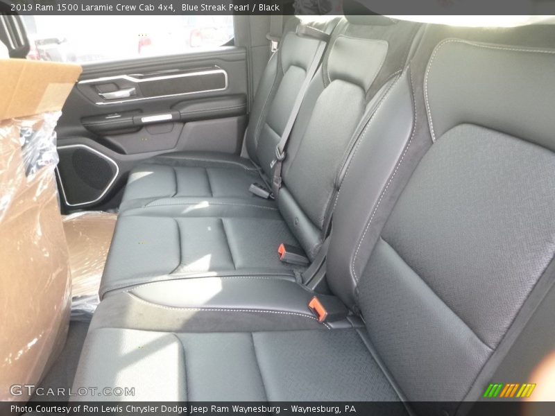 Blue Streak Pearl / Black 2019 Ram 1500 Laramie Crew Cab 4x4