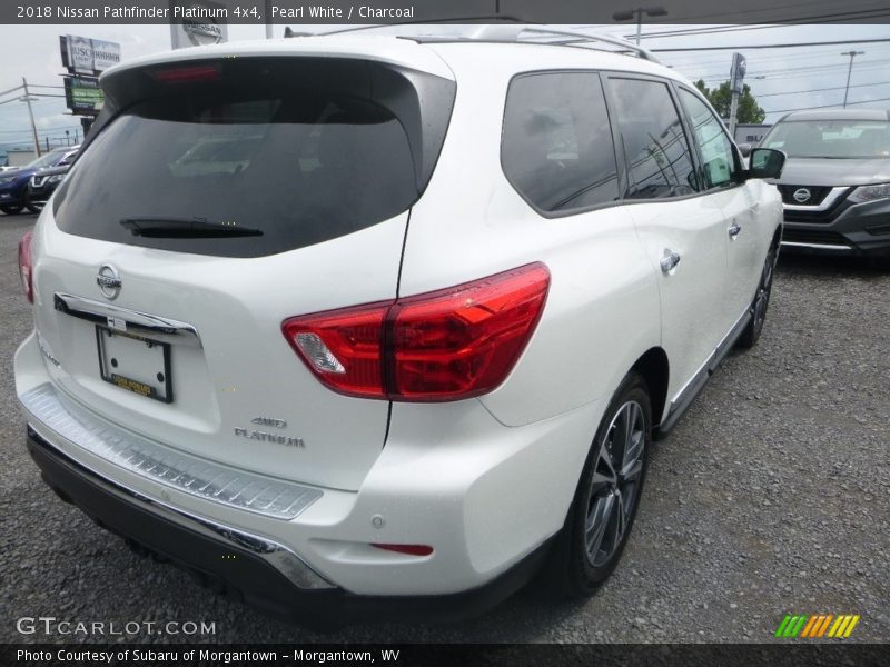 Pearl White / Charcoal 2018 Nissan Pathfinder Platinum 4x4