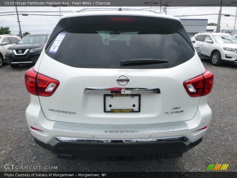 Pearl White / Charcoal 2018 Nissan Pathfinder Platinum 4x4