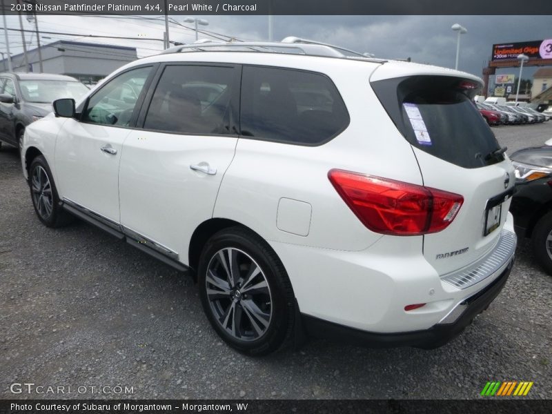 Pearl White / Charcoal 2018 Nissan Pathfinder Platinum 4x4