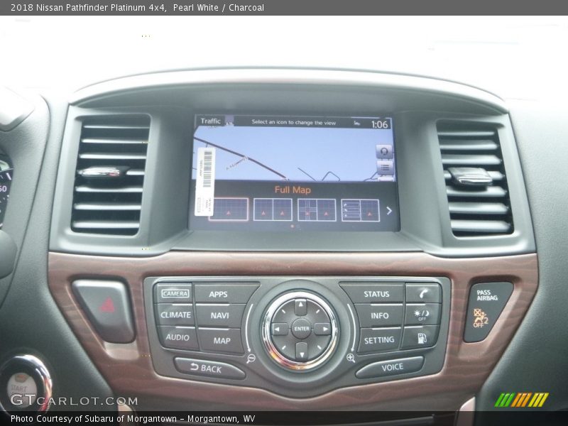 Pearl White / Charcoal 2018 Nissan Pathfinder Platinum 4x4