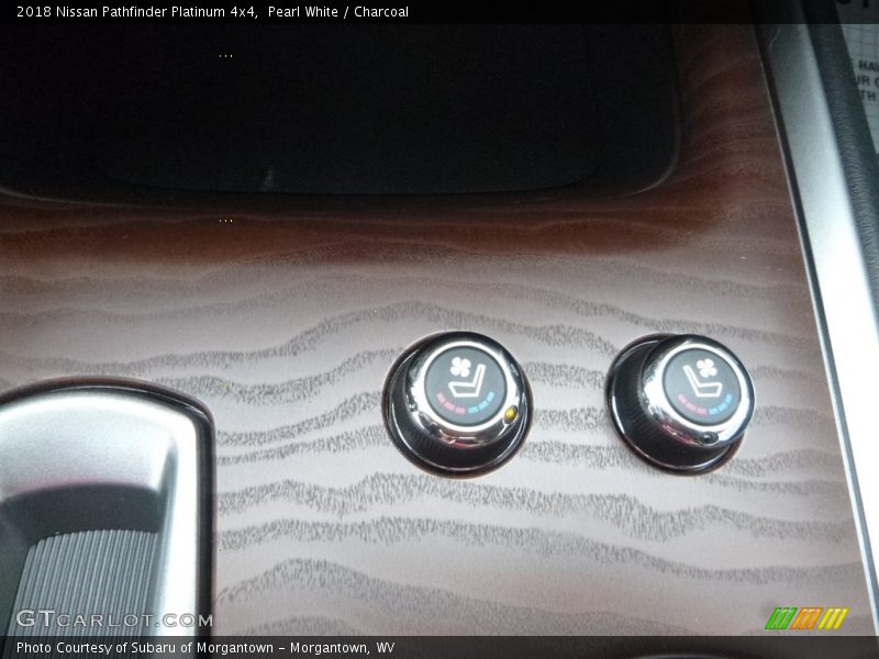 Pearl White / Charcoal 2018 Nissan Pathfinder Platinum 4x4