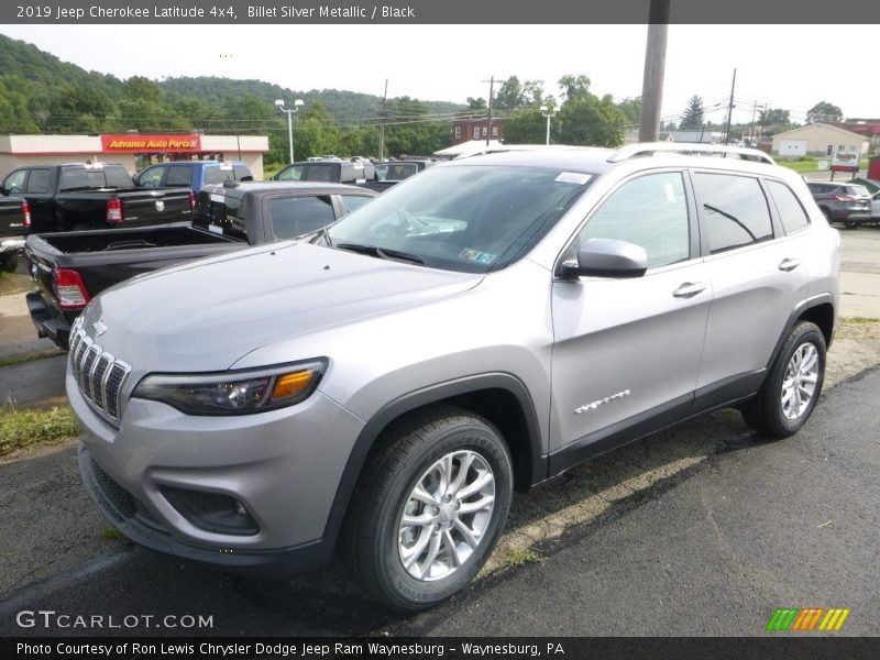 Billet Silver Metallic / Black 2019 Jeep Cherokee Latitude 4x4