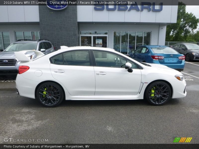  2019 WRX STI Limited Crystal White Pearl