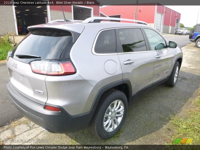 Billet Silver Metallic / Black 2019 Jeep Cherokee Latitude 4x4