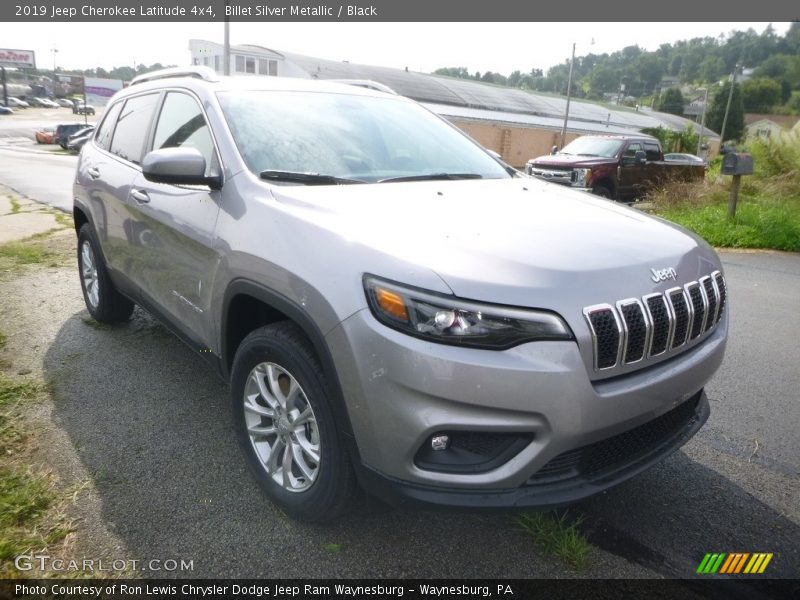 Billet Silver Metallic / Black 2019 Jeep Cherokee Latitude 4x4