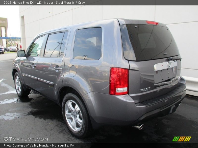 Modern Steel Metallic / Gray 2015 Honda Pilot EX 4WD