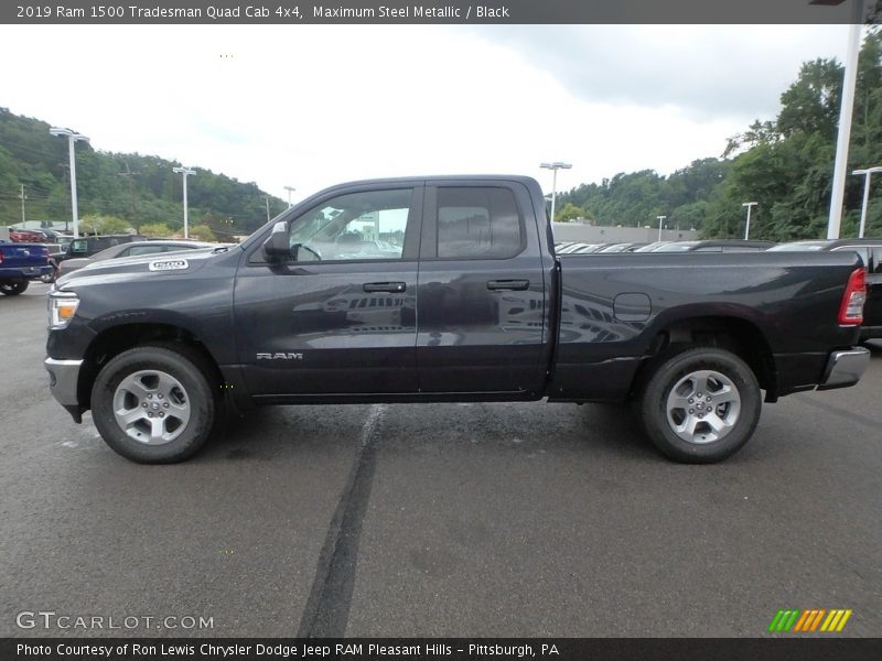 Maximum Steel Metallic / Black 2019 Ram 1500 Tradesman Quad Cab 4x4