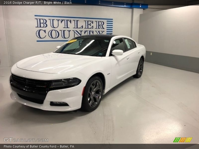 Bright White / Black 2016 Dodge Charger R/T