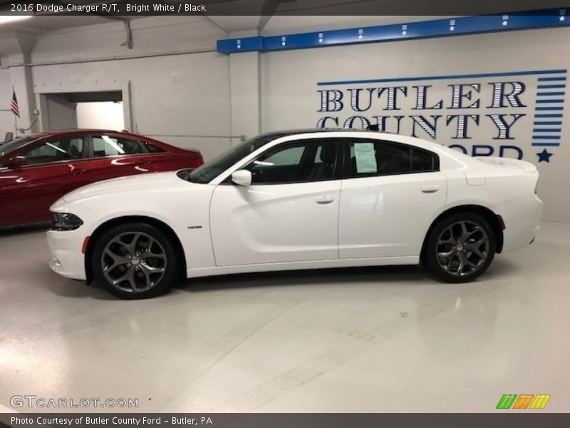 Bright White / Black 2016 Dodge Charger R/T