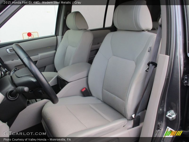 Modern Steel Metallic / Gray 2015 Honda Pilot EX 4WD