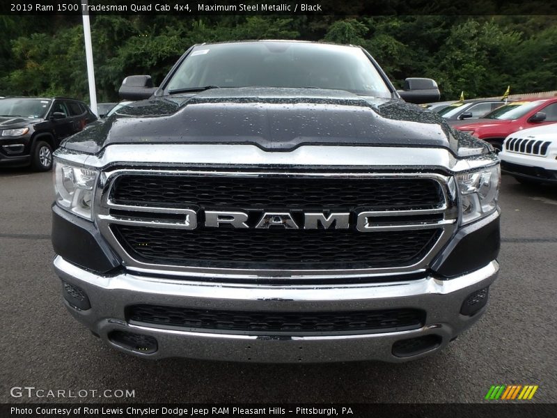 Maximum Steel Metallic / Black 2019 Ram 1500 Tradesman Quad Cab 4x4