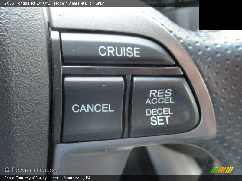 Modern Steel Metallic / Gray 2015 Honda Pilot EX 4WD