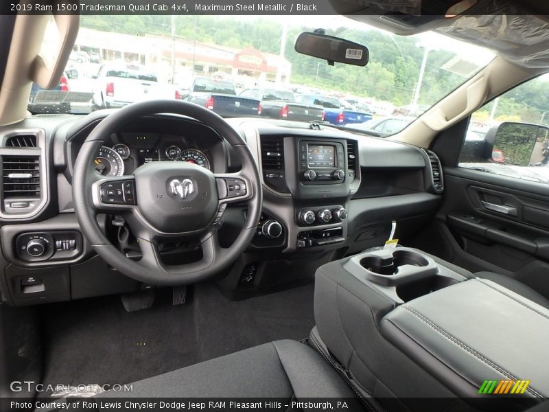 Maximum Steel Metallic / Black 2019 Ram 1500 Tradesman Quad Cab 4x4