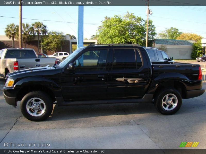Black Clearcoat / Medium Dark Flint 2005 Ford Explorer Sport Trac XLS