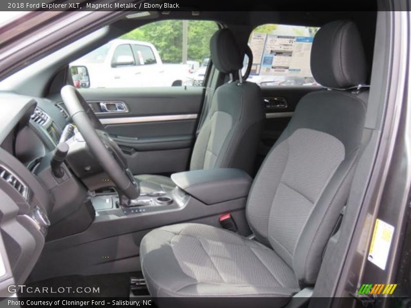 Magnetic Metallic / Ebony Black 2018 Ford Explorer XLT