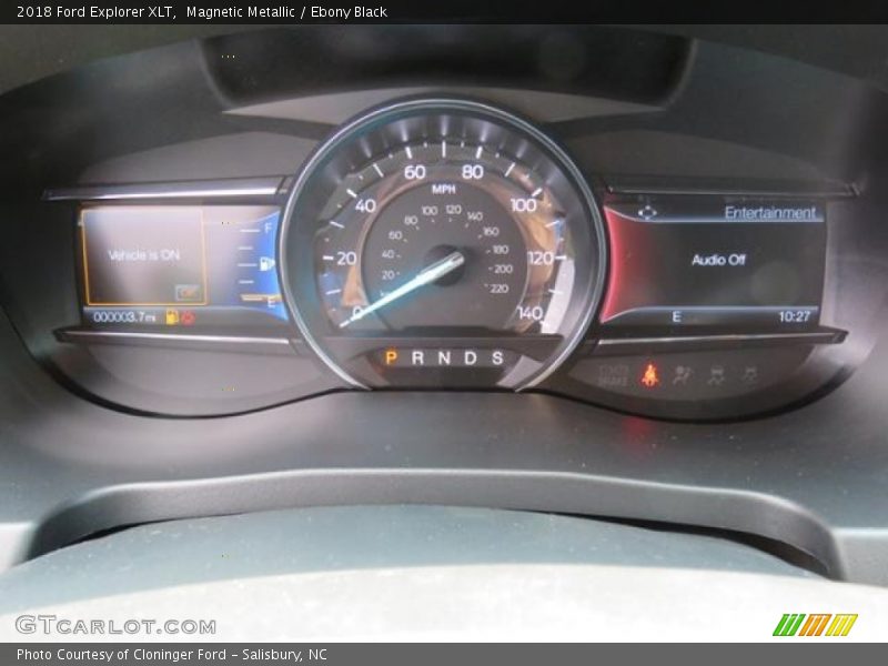 Magnetic Metallic / Ebony Black 2018 Ford Explorer XLT