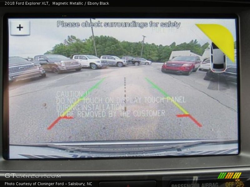 Magnetic Metallic / Ebony Black 2018 Ford Explorer XLT