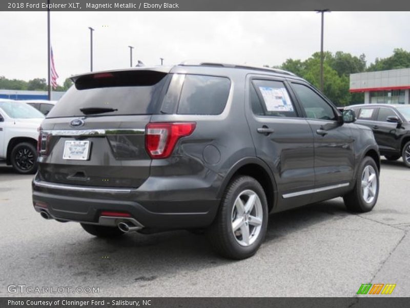 Magnetic Metallic / Ebony Black 2018 Ford Explorer XLT