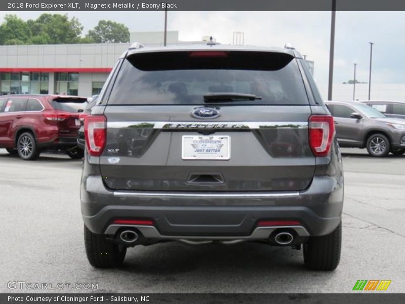 Magnetic Metallic / Ebony Black 2018 Ford Explorer XLT