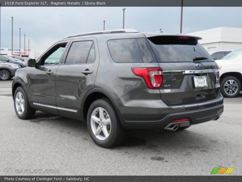 Magnetic Metallic / Ebony Black 2018 Ford Explorer XLT