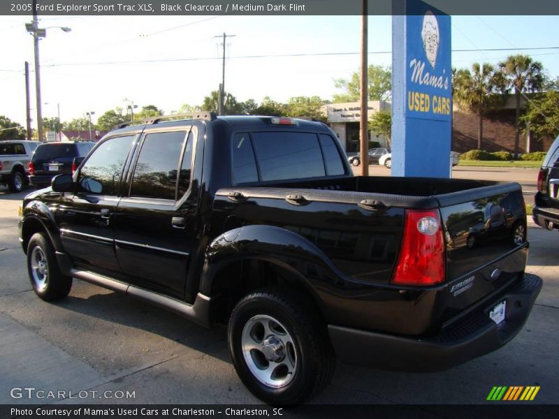 Black Clearcoat / Medium Dark Flint 2005 Ford Explorer Sport Trac XLS