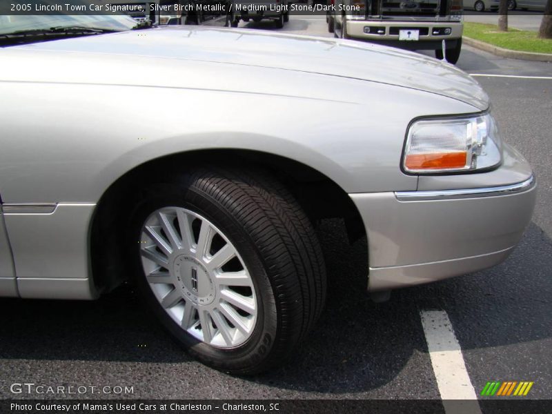 Silver Birch Metallic / Medium Light Stone/Dark Stone 2005 Lincoln Town Car Signature