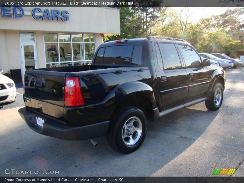 Black Clearcoat / Medium Dark Flint 2005 Ford Explorer Sport Trac XLS