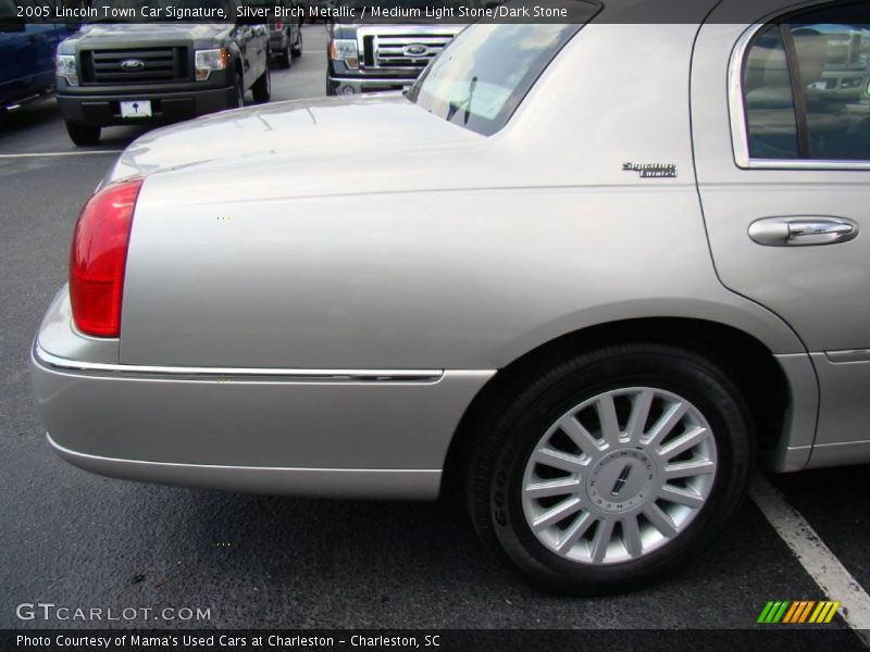 Silver Birch Metallic / Medium Light Stone/Dark Stone 2005 Lincoln Town Car Signature