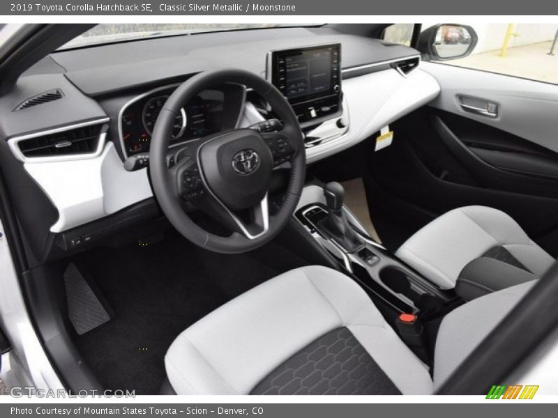  2019 Corolla Hatchback SE Moonstone Interior