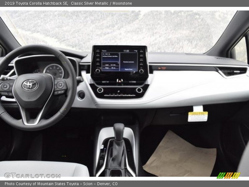 Dashboard of 2019 Corolla Hatchback SE