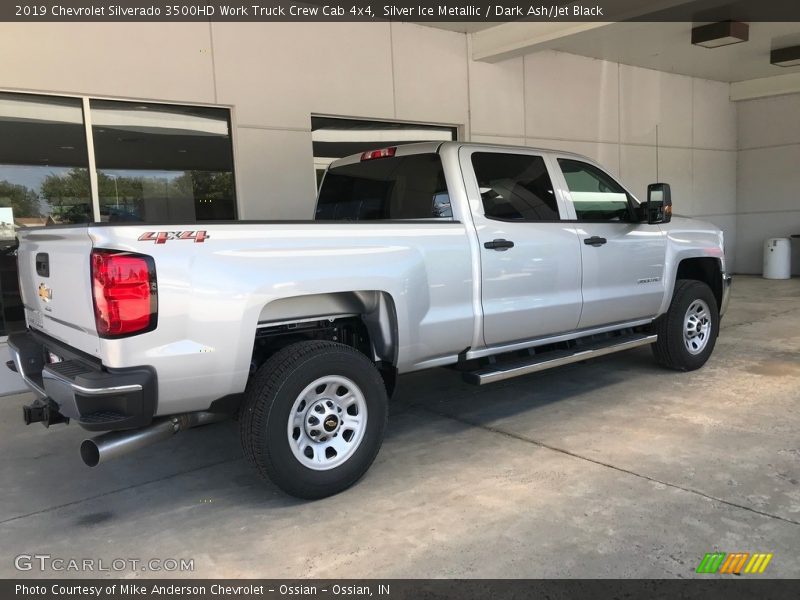 Silver Ice Metallic / Dark Ash/Jet Black 2019 Chevrolet Silverado 3500HD Work Truck Crew Cab 4x4