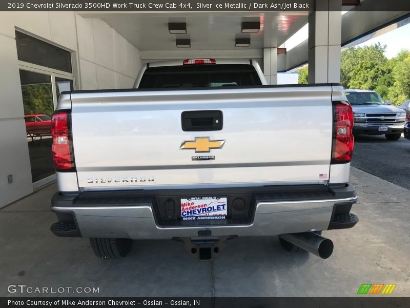 Silver Ice Metallic / Dark Ash/Jet Black 2019 Chevrolet Silverado 3500HD Work Truck Crew Cab 4x4