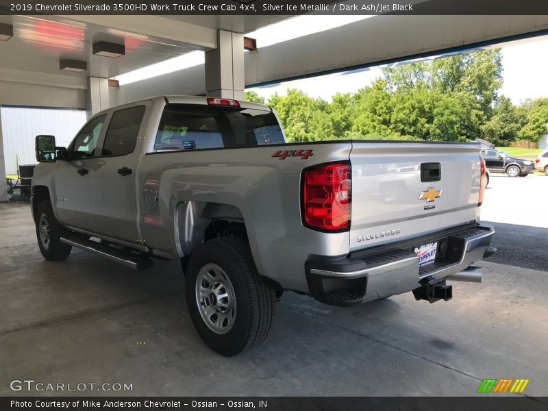 Silver Ice Metallic / Dark Ash/Jet Black 2019 Chevrolet Silverado 3500HD Work Truck Crew Cab 4x4