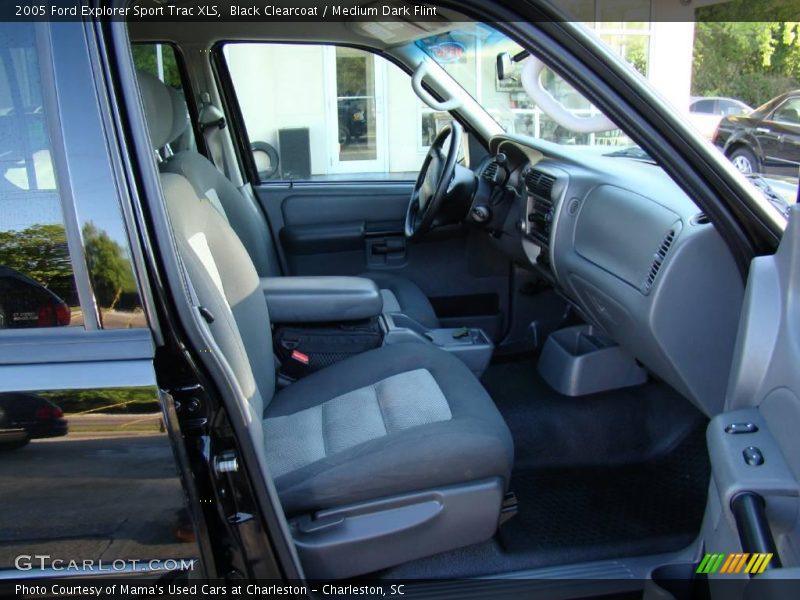 Black Clearcoat / Medium Dark Flint 2005 Ford Explorer Sport Trac XLS