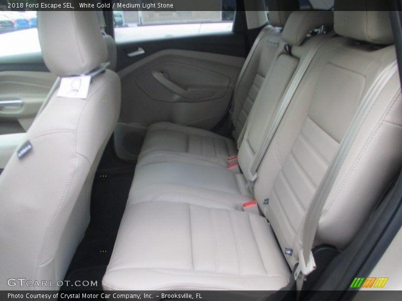 White Gold / Medium Light Stone 2018 Ford Escape SEL