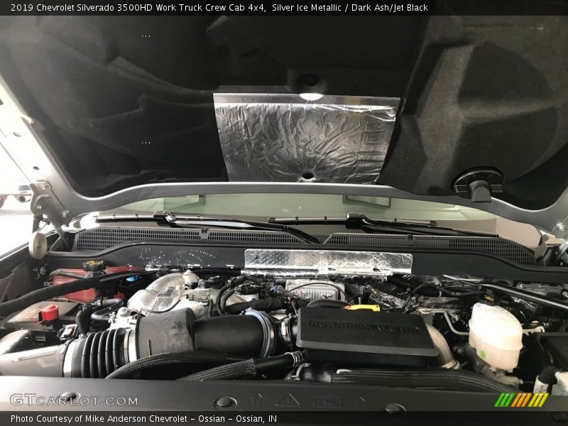 Silver Ice Metallic / Dark Ash/Jet Black 2019 Chevrolet Silverado 3500HD Work Truck Crew Cab 4x4
