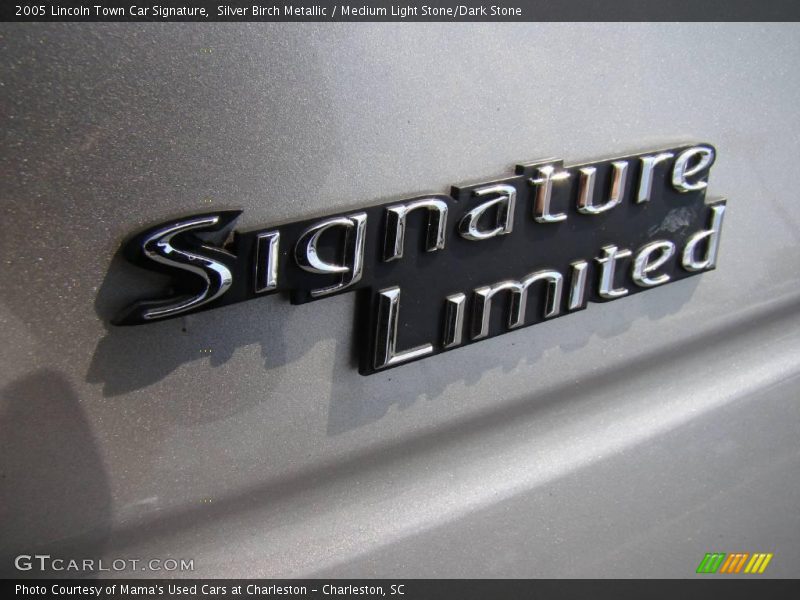 Silver Birch Metallic / Medium Light Stone/Dark Stone 2005 Lincoln Town Car Signature