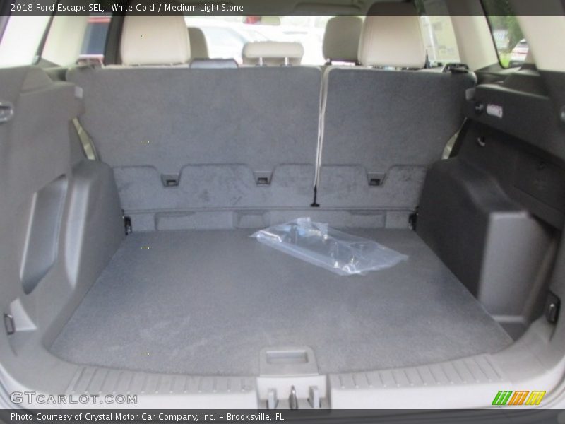 White Gold / Medium Light Stone 2018 Ford Escape SEL