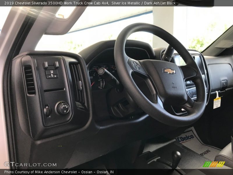 Silver Ice Metallic / Dark Ash/Jet Black 2019 Chevrolet Silverado 3500HD Work Truck Crew Cab 4x4
