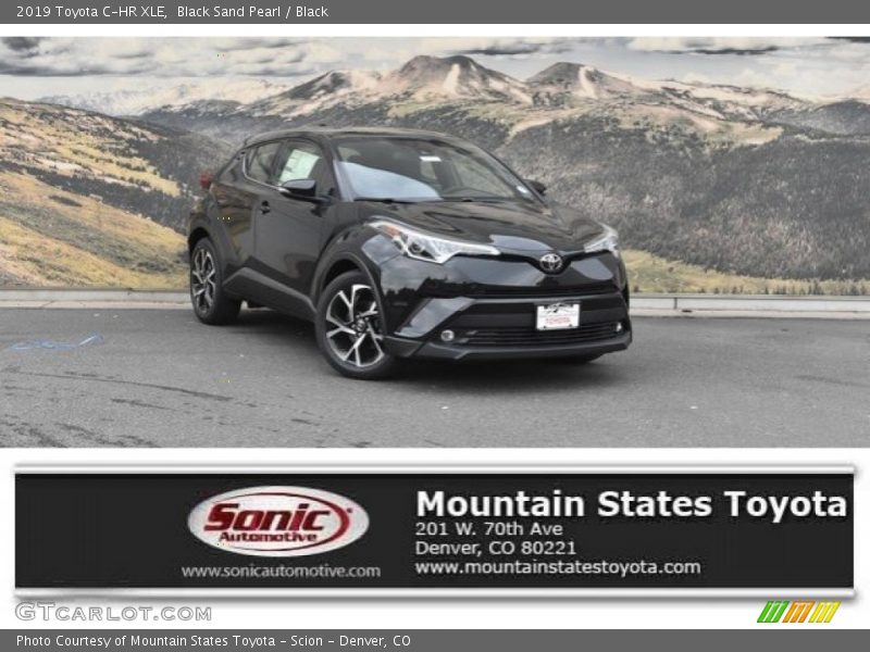Black Sand Pearl / Black 2019 Toyota C-HR XLE
