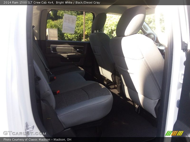 Bright White / Black/Diesel Gray 2014 Ram 1500 SLT Crew Cab 4x4