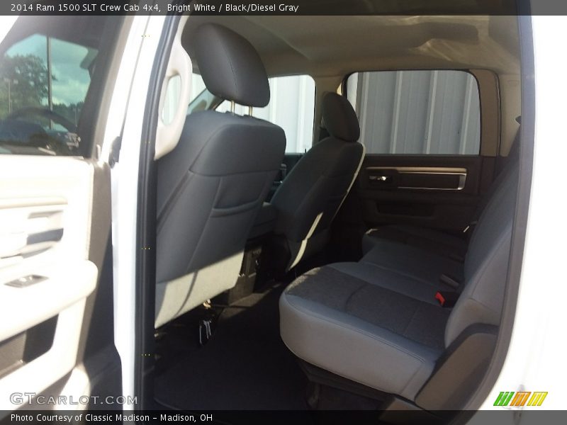 Bright White / Black/Diesel Gray 2014 Ram 1500 SLT Crew Cab 4x4
