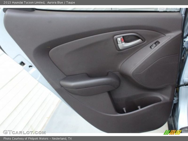 Aurora Blue / Taupe 2013 Hyundai Tucson Limited