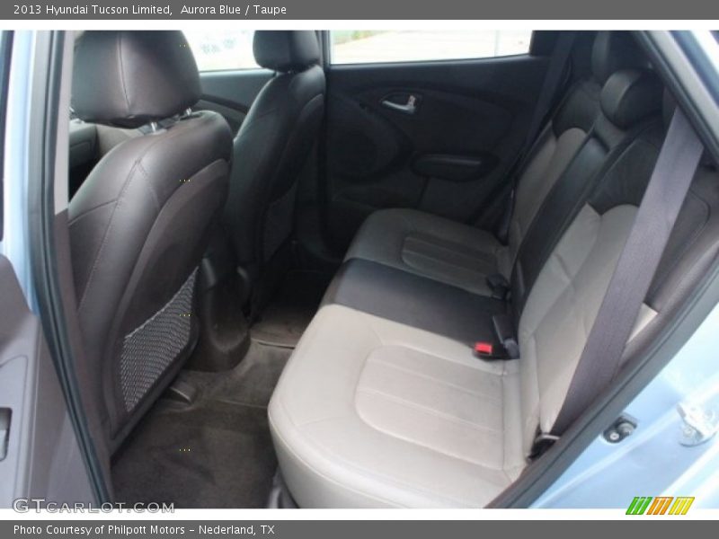 Aurora Blue / Taupe 2013 Hyundai Tucson Limited