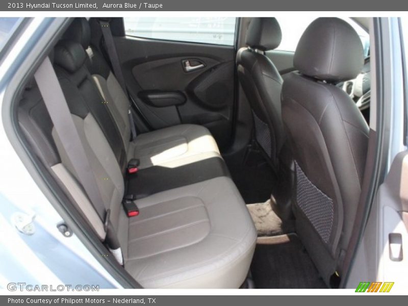 Aurora Blue / Taupe 2013 Hyundai Tucson Limited