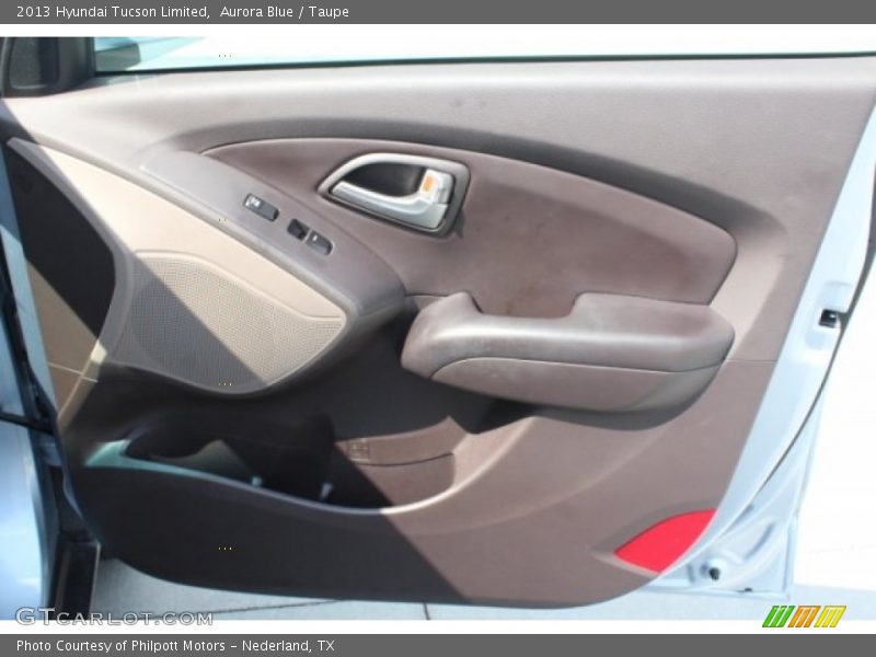 Aurora Blue / Taupe 2013 Hyundai Tucson Limited