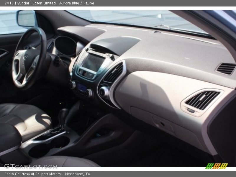 Aurora Blue / Taupe 2013 Hyundai Tucson Limited