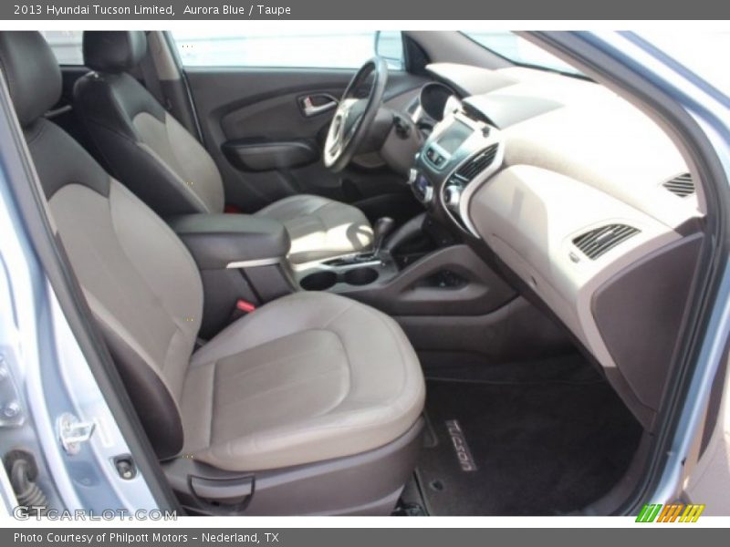 Aurora Blue / Taupe 2013 Hyundai Tucson Limited