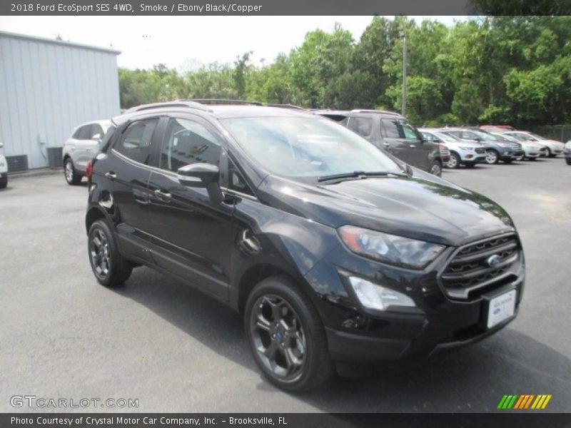 Smoke / Ebony Black/Copper 2018 Ford EcoSport SES 4WD